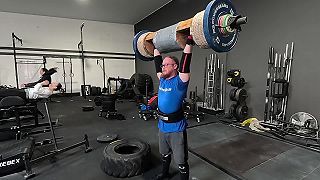 Dvíhanie klády 100kg - čistý tlak