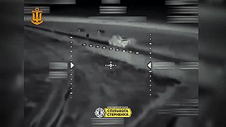Námorný drony útočiaci pomocou FPV dronov na ruskú PVO