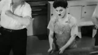 Charlie Chaplin - Moderná doba časť 1