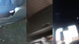 Člen odvodovej komisie TCK na Ukrajine rozbil okno na nákladnom vozidle kameňom