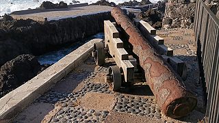 Poobedný oceán v Garachico (Tenerife)