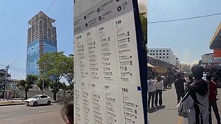 V Bangkoku sa následkom silného zemetrasenia zrútila 33-poschodová budova