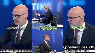 Branislav Gröhling v debate s Matúšom Šutajom Eštokom