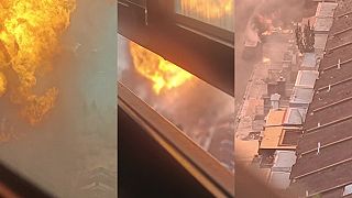 Pozri von z okna na ten plameň, explodoval plynovod!