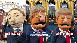 Paródia na Trumpa. Doslovne opakuje slová Putina