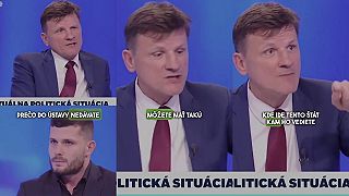 Alojz Hlina v TA3 s Richardom Glückom