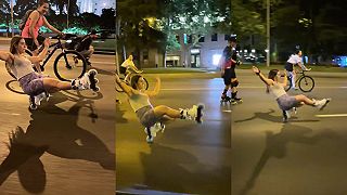 Inline korčuliarka Miriam Fatmi dokáže jazdiť iba na jednom koliesku