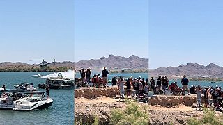 Nehoda rýchločlnu pri 320 km/h počas pretekov Desert Storm na jazere Havasu