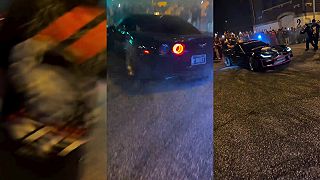video „Prebratie ulice” ako sa patrí, okolo ľudí driftoval na upravenej Corvette
