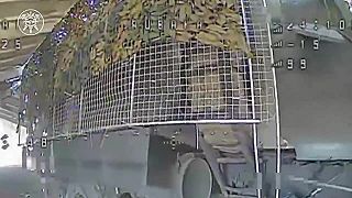 Kontrola hangáru s ruskou logistikou