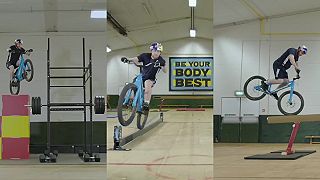 A ako trénuje v telocvični Danny MacAskill?