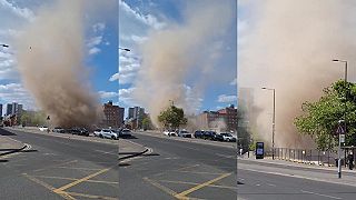 Anglickým Manchestrom sa prehnal „prachový čert”