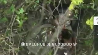 Okupant s odložil granát pod nosič plátov