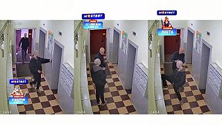 Zaujímavý tréning vo výťahovom priestore