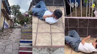 video Aj toto sa ti môže stať, keď budeš blbnúť na kolieskových korčuliach