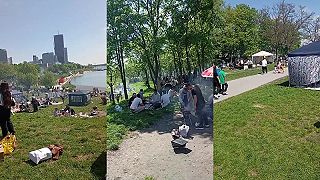 video „Rakúšania” si vo Viedni užívajú dobré počasie
