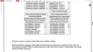 Analyzátor spektra RTL SDR na detekciu vyžarovanej rádiovej/ mikrovlnnej energie