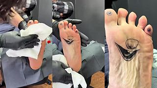 video Čo si si dal vytetovať na chodidlo?