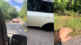 Sedliak ťahal za autom veľký valec, ten sa odpojil a narazil do auta