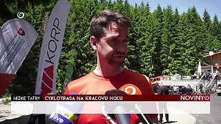Najvyššia cyklotrasa. Takmer 2000 m.n.m. nadmorská výška. Kráľová Hoľa, Šumiac