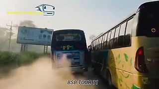 A ako jazdia autobusári v Bangladéši?