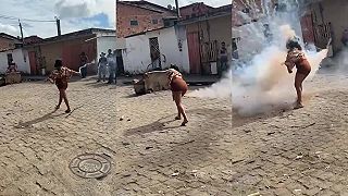 S pyrotechnikou sa nezahrávaj! (headshot)