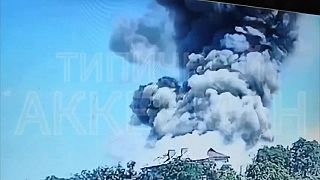 Škola v Odese vybombardovaná Rusmi