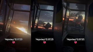 Bombardovanie obytnej zóny kazetovou muníciou