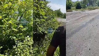 Ukrajinskí civilisti likvidujú ruské drony, ktoré ich prepadávajú
