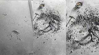 Keď dáš zošit so štvorčekovým papierom umelcovi