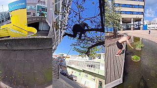 Nie všetky parkourové skoky sa podaria na prvýkrát