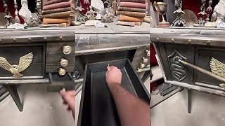 video Stolík s množstvom tajných šuplíkov