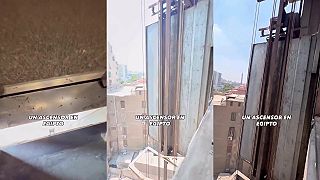 video Výťah podľa egyptských štandardov