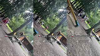 video Pronárodný Čech narobil poriadky v parku, nepáčila sa im ukrajinčina