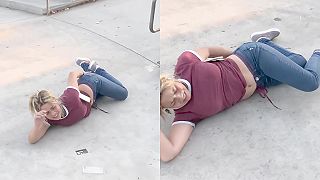 video Ale som si luxusne narazila korčuľu!