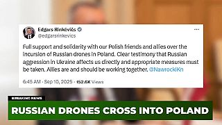 Ruské drony proti Poľsku