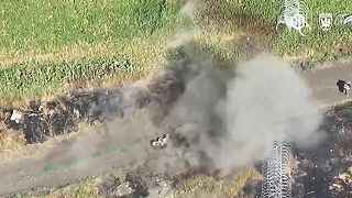 Mínovanie pomocou dronov