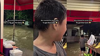 video Na ulici je potopa, ale Coca Colu potrebujem!