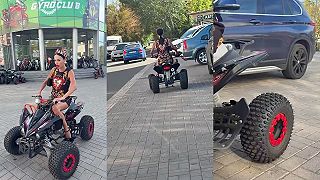 Miss neuznanej DĽR v reklame na čtvorkolky