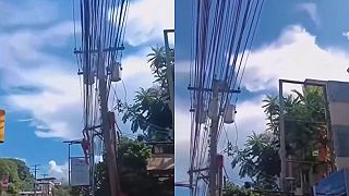 Skok na elektrické vedenie