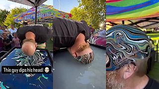 video Potreboval by som si nejak skrášliť tvár a plešinu (body marbling)