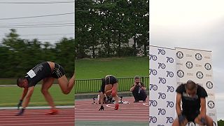 video Ako rýchlo vieš bežať po štyroch? Ryusei Yonee zabehne 100ku za pod 15 sekúnd!