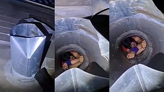 video Muž chcel v Čile vylúpiť banku, zasekol sa však vo vetracom potrubí