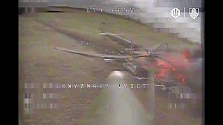 Ruský Mi-8 zostrelený FPV dronom #02