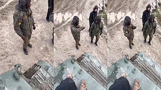 Tankista a jeho nová slovanská posádka