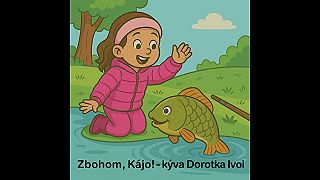 Na Kozárovskej priehrade v sobotu podvečer.