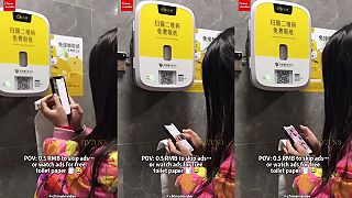 čínské toalety začaly vydávat papír pouze po zhlédnutí reklamy