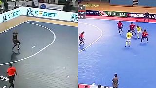 video Falcão, brazílsky profesionálny futsalový hráč na dôchodku