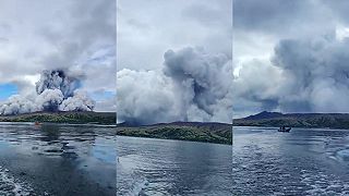 video Na Filipínach vybuchla sopka Tall