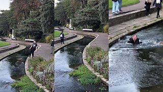 video To je úplne v pohode, tú riečku preskočím!